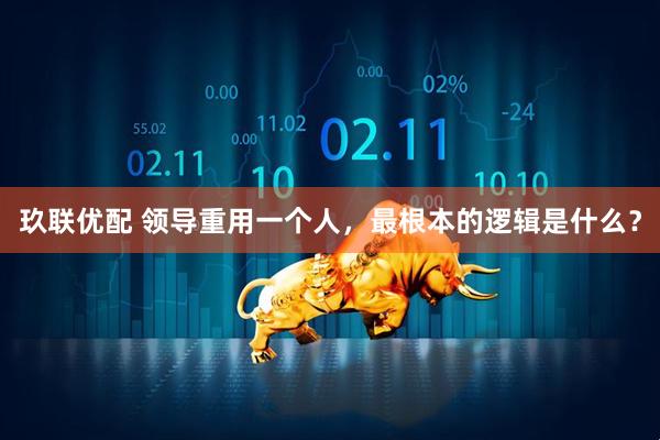 玖联优配 领导重用一个人，最根本的逻辑是什么？