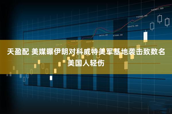 天盈配 美媒曝伊朗对科威特美军基地袭击致数名美国人轻伤