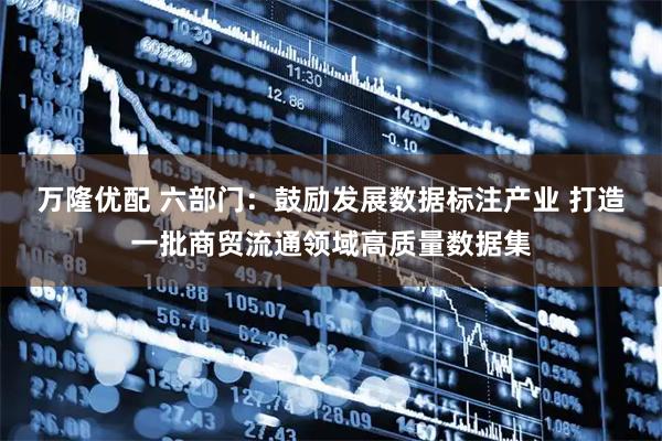 万隆优配 六部门：鼓励发展数据标注产业 打造一批商贸流通领域高质量数据集